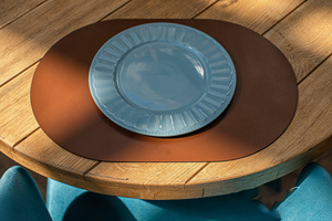 Napperon de table de luxe en cuir véritable écologique pour restaurant, lavable, imperméable, antidérapant, résistant à la chaleur LPM-0018 - Product Image 5