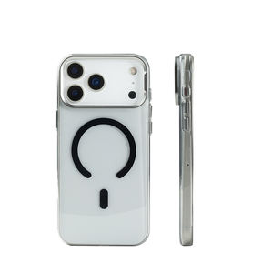 Funda Magnética Transparente para <span class=keywords><strong>iPhone</strong></span> 17 Pro, Anti-Golpes, TPU y PC, para <span class=keywords><strong>iPhone</strong></span> 17, 16, 15, <span class=keywords><strong>14</strong></span> Pro Max, Venta al Por Mayor - Product Image 2