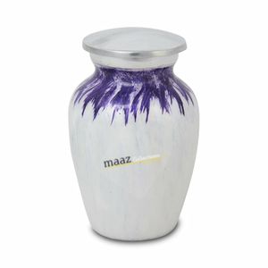 Urnas de recuerdo de cremación de metal personalizadas al por mayor urna funeraria de alta calidad con caja de terciopelo - Product Image 5