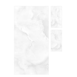 Azulejos de porcelana con diseño de Italia, blanco del Pacífico, 600x1200, aspecto de piedra de mármol, suelo brillante, calidad Premium - Product Image 1