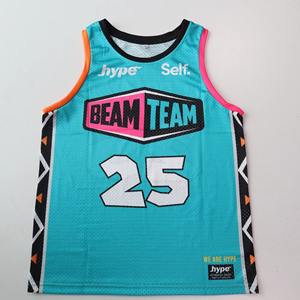 Acheter en gros maillot de basket-ball maillot de jeu sublimation imprimé gilet en polyester personnalisable - Product Image 5