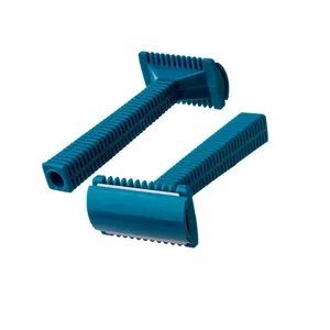 Maquinilla de afeitar de seguridad de doble filo de fábrica al por mayor mango de aluminio maquinilla de afeitar de oro rosa clásica de metal - Product Image 1