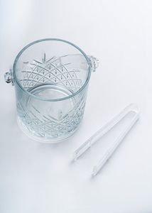 Seau à glace en verre à usage quotidien avec des murs durables et un corps élégant parfait pour les cuisines, les cafés ou la restauration - Product Image 4