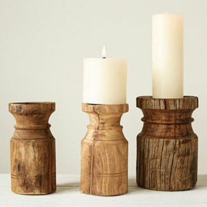Portavelas de madera decorativo para el hogar Portavelas de madera de la más alta calidad para candelabro de Venta caliente a precio atractivo - Product Image 4