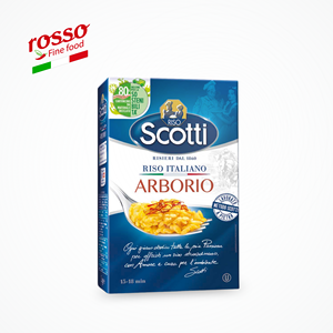 Arroz Arborio de la marca italiana Riso Scotti, 1 kg, envasado al vacío. Hecho en Italia. - Product Image 1