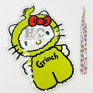 Nouvelles tuiles à cils Hello Kitty en acrylique magnétique, extension de cils, outil de beauté, emballage personnalisé écologique, tuiles en vison, pince à épiler - Product Image 1