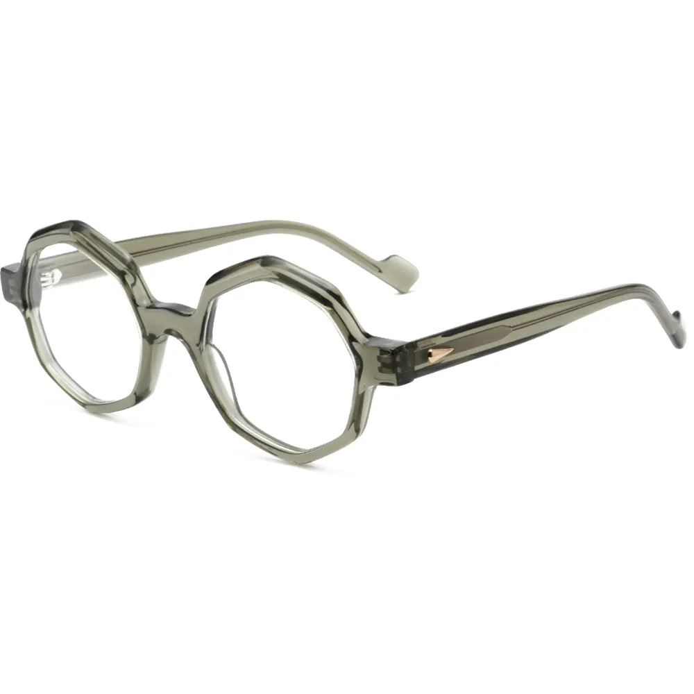 FEROCE Unique Design Fashion Irregular Shape Eye Wear Glasses Quality Acetate Optical Eyeglasses Frames
