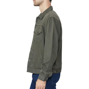 <b>Custom</b> <b>Denim</b> <b>Jackets</b> Streetwear Turndown Collar <b>Denim</b> <b>Jackets</b> OEM High Quality Men's <b>Denim</b> <b>jacket</b> for men - Product Image 3
