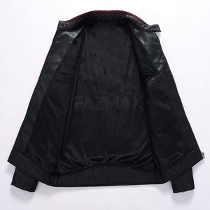 2024 veste en cuir de moto de vêtements de sport pour hommes personnalisable avec support dorsal pour veste de moto OEM de course automobile - Product Image 3