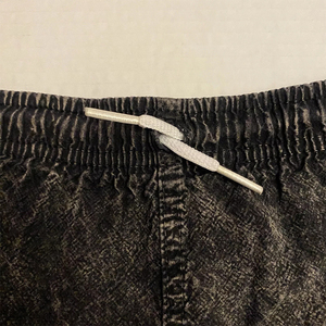 Vente en gros de shorts délavés à l'acide vintage pour hommes en coton éponge français taille XL Fitness/Style décontracté sérigraphiés courts pour une utilisation sportive - Product Image 6