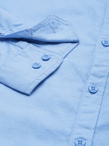 Servicio de personalización profesional para hombre, camisas con botones, Camisa lisa informal - Product Image 5