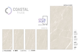 Porcelana 600x1200mm Moderno ladrillo refractario Blanco Baldosas Estello con 9mm de espesor - Product Image 6
