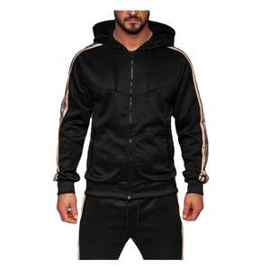 ชุดวอร์มผู้ชายแบบมีฮู้ดสำหรับฤดูหนาว ผ้าฝ้าย 100% เสื้อแจ็คเก็ตกันลมแบบมีซิป ระบายอากาศได้ดี แห้งเร็ว - Product Image 3