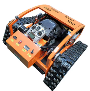 Nouvelle tondeuse robot chenillée sans fil autopropulsée à essence 2 temps, à braquage zéro, télécommandée, pour l'entretien du jardin DIY - Product Image 1