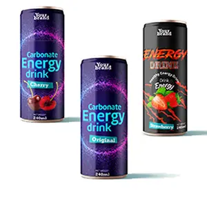 Private Label/OEM 250ml Energy Drink Beverage with HACCP, HALAL, ISO cheap price only