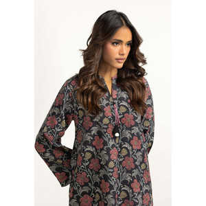 Conjunto Coordinado Estampado en Jacquard de Viscosa IPST-55312, Tela Crepé, Blusa de Manga Tres Cuartos - Product Image 5