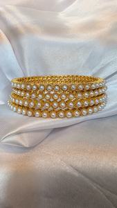 Conjunto de Brazaletes de Lujo con Pedrería para Bodas y Celebraciones, Conjunto de Brazaletes Clásicos de Moda con Revestimiento Duradero para una Larga Duración - Product Image 3