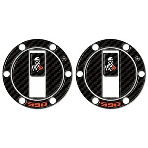 2 Protezioni 3D in Gel per Tappo Serbatoio Moto, Adesivi Decorativi per KTM 990 ADVENTURE - Product Image 2
