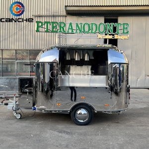 Remorques alimentaires multifonctionnelles en acier inoxydable à longue durée de vie pour la vente de snacks et de restauration rapide, chariots de traiteur mobiles avec certificat CE - Product Image 6