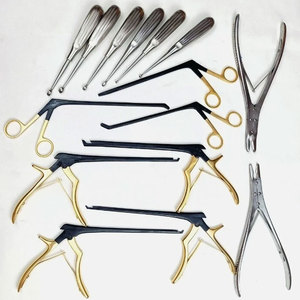 Los mejores instrumentos quirúrgicos Kerrison Rongeurs Curetas de hueso 15 piezas Set Instrumento ortopédico quirúrgico - Product Image 1