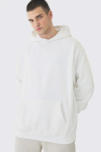 เสื้อฮู้ดดี้ผู้ชายไซส์ใหญ่พิเศษสำหรับฤดูหนาวปี 2026 แบบซิป 100% ผ้าฝ้าย ระบายอากาศได้ดี พิมพ์ลายดิจิทัล รับสกรีนโลโก้ - Product Image 3