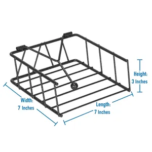 Porte-serviettes en métal doré élégant argenté de luxe, forme carrée, pour hôtel, salle à manger, bureau, grand grossiste de Zahid Exports - Product Image 3