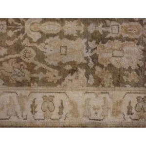Tapis indien noué à la main, unique en son genre, couleur [couleur], 10'2 x 3'0 - Product Image 1
