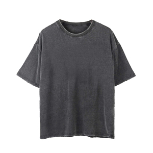Camisetas para Hombre 100% Algodón Supima, Tela de Doble Cara con Amoníaco, Ropa Personalizada, 220gsm, Manga Corta, Corte Holgado, Antiarrugas, Secado Rápido - Product Image 1