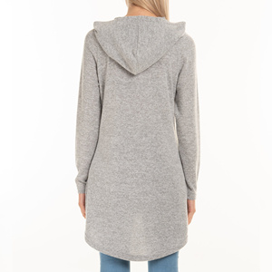 Sudadera con capucha de palangre de gran tamaño para mujer con diseño personalizado Jersey de lana con estampado OEM Etiqueta privada Gimnasio o ropa de invierno - Product Image 2