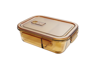 Airtight Glass Food <b>Storage</b> Container Set Lid Leakproof, Glass Lunch Box Meal Prep Container BPA Free <b>Kitchen</b> <b>Storage</b> - Product Image 3