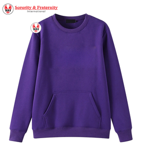 เสื้อสเวตเชิ้ตโอเมก้า พีเอส ชิลด์ ผ้าเชนิลล์ ผ้าฝ้ายฟลีซ ปักลายสมาคมนักศึกษากรีก โอเมก้า พีเอส คอกลมสำหรับผู้หญิง - Product Image 6
