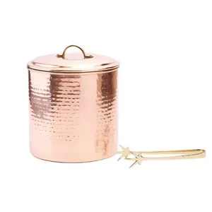 Hot <b>Sale</b> Metal <b>Ice</b> Cube Storage <b>Bucket</b> <b>For</b> Kitchen Table Top Decorative Soft Drink Bottle Chilled <b>Ice</b> Keep <b>Bucket</b> Picnic Use - Product Image 2