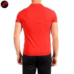 เสื้อโปโลสำหรับผู้ชายเสื้อกอล์ฟแขนสั้นลายเรียบปักโลโก้ตามสั่ง - Product Image 4