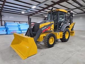 Retroexcavadora usada 2023 Deere 310SL Maquinaria de construcción original con cargador Deere certificado EPA Entrega rápida - Product Image 2