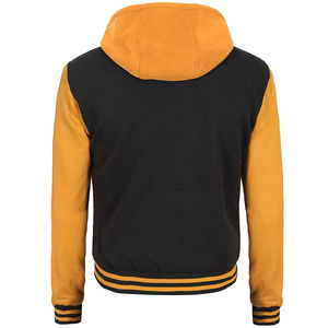 Veste universitaire de baseball unisexe pour hommes, manches brodées personnalisées de meilleure qualité, style rue haute, hiver 2025 - Product Image 2