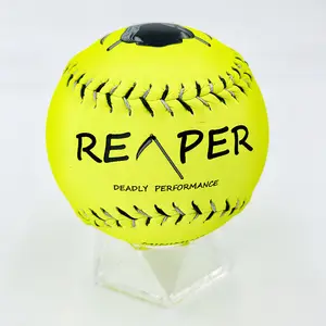 Chất lượng hàng đầu 12 inch Vàng PU mềm nhanh Pitch softball đào tạo quả bóng