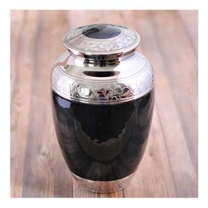 Urnas de metal rosa de tamaño personalizado para mujeres adultas para entierro y cremación funeraria Urnas decorativas para mujeres y hombres - Product Image 1