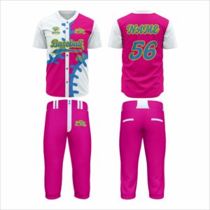 Uniforme de Béisbol Personalizado, Transpirable, 100% Poliéster, Conjunto Sólido, Camiseta con Logotipo Frontal, Secado Rápido, Unisex, Adulto, Alta Calidad - Product Image 4