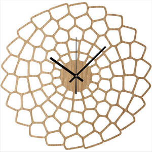 Trend Selling Iron <b>Clock</b> Wall <b>Art</b> Hotel Home Office Bedroom Handmade Decorative Geometric Floral Design Luxury Metal Wall - Product Image 1