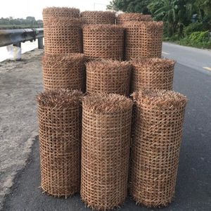 แผ่นหวายสี่เหลี่ยมแบบถักแน่นพิเศษ ผิวเรียบ สำหรับบุประตูตู้ ขายส่ง ม้วนละ 15 เมตร - Product Image 5