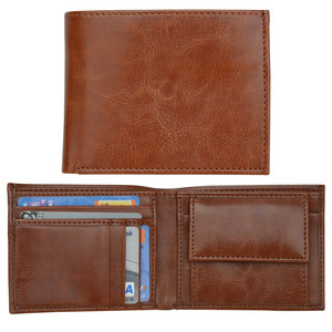 2024 portefeuille en cuir véritable pour hommes avec porte-monnaie et porte-carte de crédit Logo personnalisé court sac à main pour homme porte-monnaie - Product Image 2