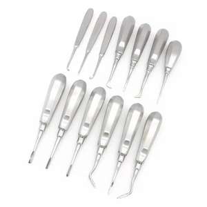 Instruments dentaires, ensemble de 13 pièces d'élévateurs luxateurs pour dents, incluant barres transversales Coupland, Cryer et élévateurs droits, en acier inoxydable - Product Image 5