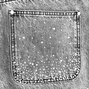 Pantalones Vaqueros de Mezclilla de Pierna Recta de Alta Calidad Personalizados por el Fabricante, Jeans de Moda Urbana con Cristales de Estrás para Hombre - Product Image 2