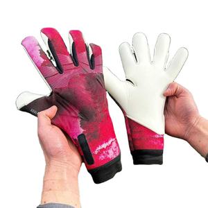 Guantes de portero de fútbol de nuevo diseño Material de látex con protección de dedos para porteros - Product Image 1