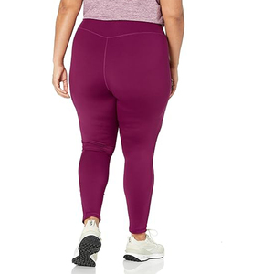 Custom Color Women's Full-Length Yoga Pant Elastic Waist High Support Custom Logo <b>Leggings</b> Plaid <b>Pattern</b> Spandex/Nylon - Product Image 5