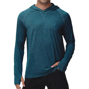 Vente en gros de sweat-shirt de pêche pour homme à séchage rapide, protection UV, UPF50, manches longues, à capuche - Product Image 1