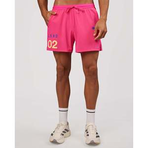 Pantalones Cortos de Running Pace 5 Lined para Mujer - Game Plan Ultra Rosa - Product Image 4