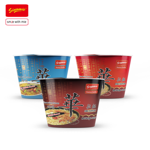 บะหมี่กึ่งสำเร็จรูปสไตล์เกาหลี ชินรามยอน รสกิมจิและเห็ดเนื้อวัว และรสซีฟู้ดเผ็ด แบบขายส่ง - Product Image 1