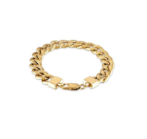 Pulsera de cadena de latón de la mejor calidad al por mayor para joyería pulsera bolso Correa eslabones dobles Cadena de latón mejor venta - Product Image 1