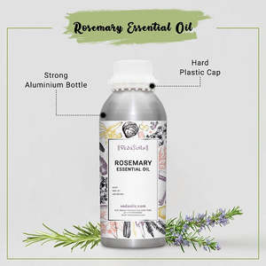 Aceite Esencial de Romero 100% Puro y Orgánico Prensado en Frío para Hidratar, Reafirmar y Nutrir con Aceite de Ricino y Lavanda, 30 ml - Product Image 5
